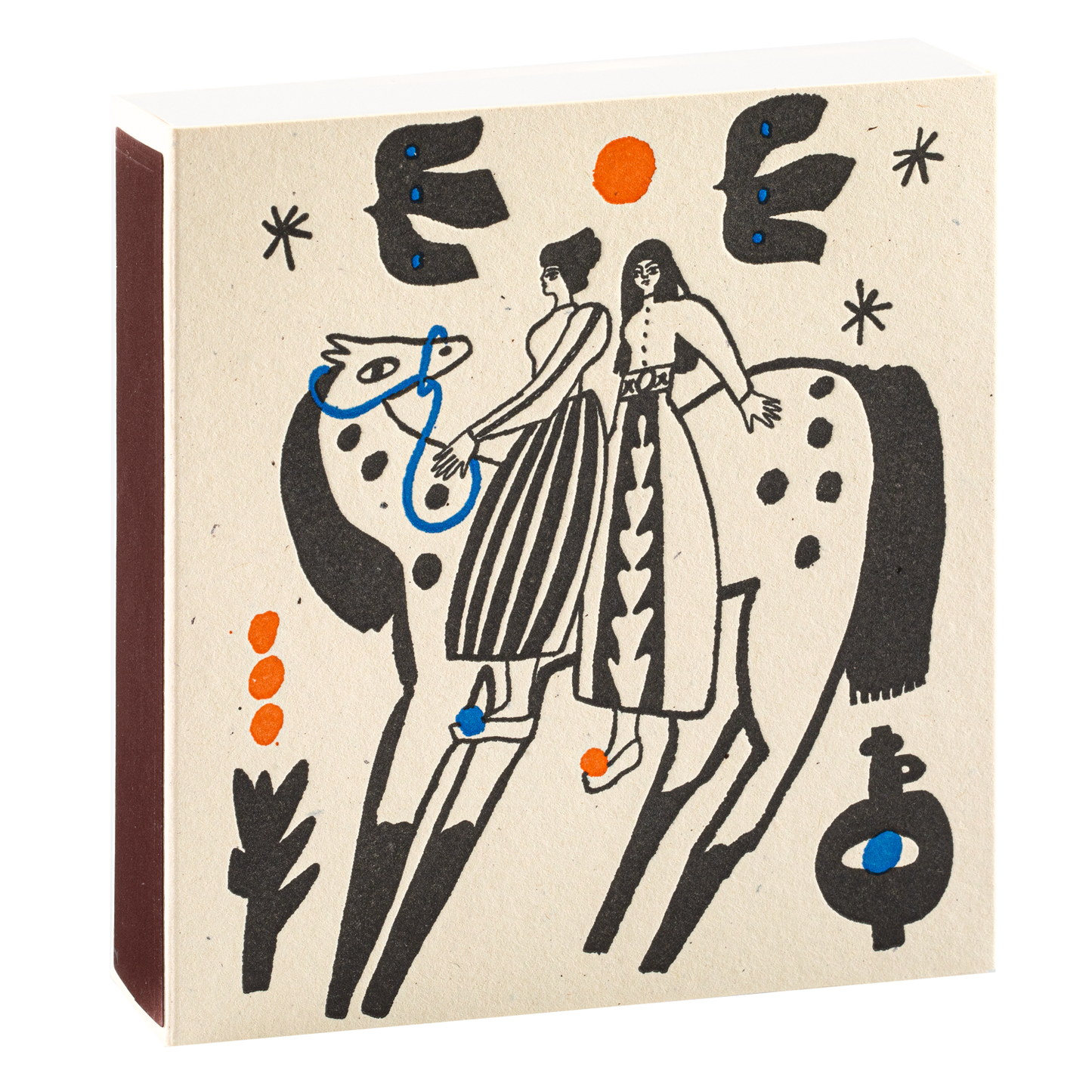 Horse & Riders Safety Matches | Decorative Matchbox with 125 Matches