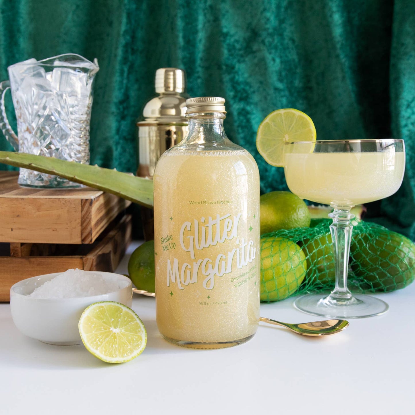 Glitter Margarita Cocktail & Mocktail Mixer (16 fl oz)