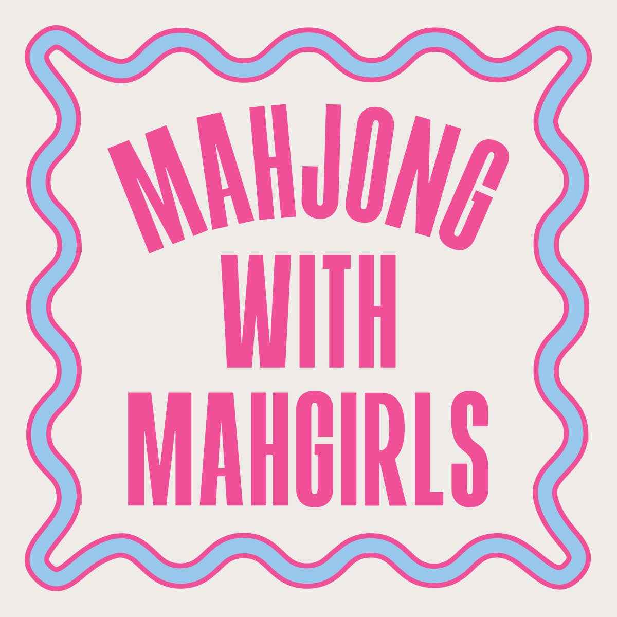 Mahgirls Mahjong Cocktail Napkins | Funny 20-Pack Party Napkins