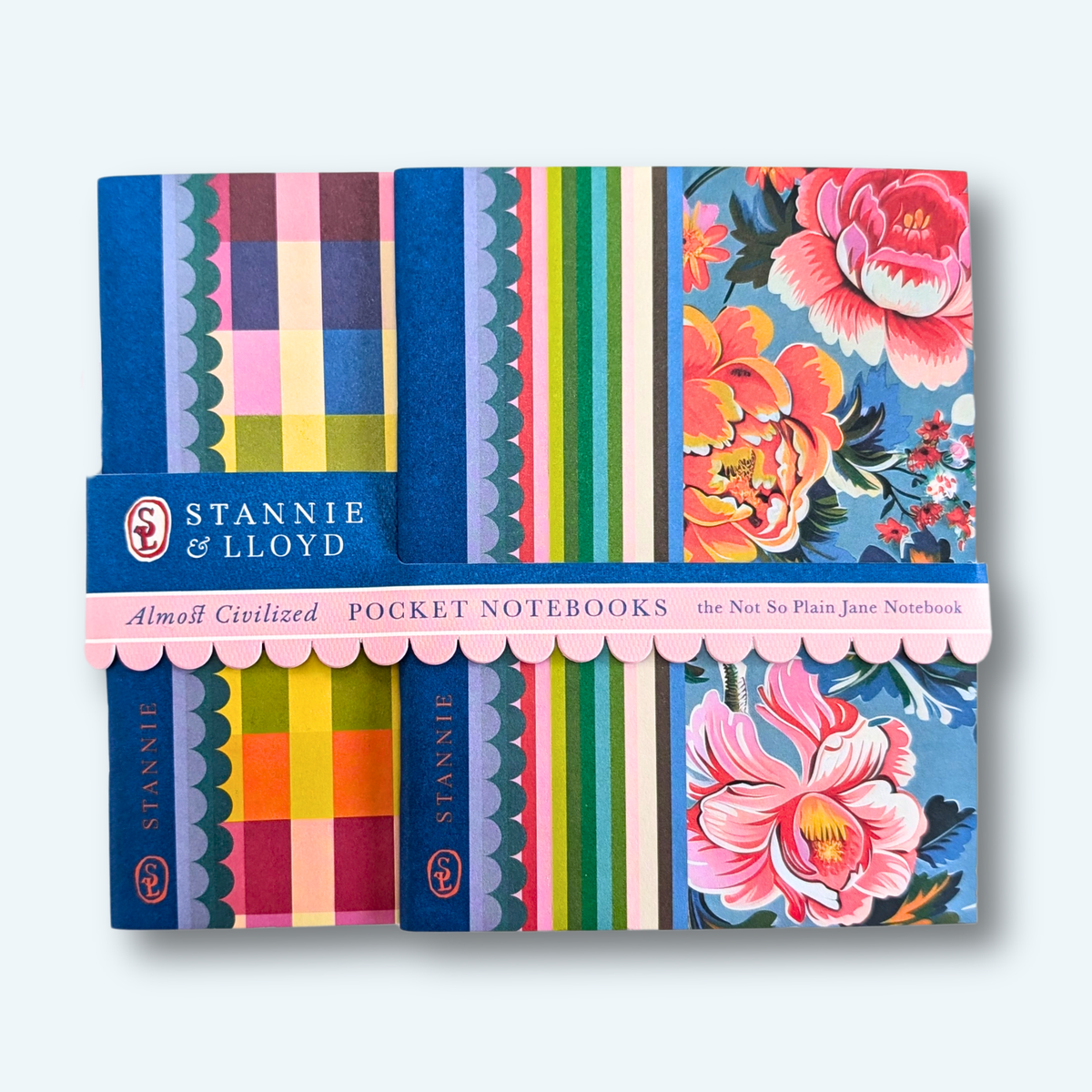 Pocket Notebook Duo - Modern Floral
