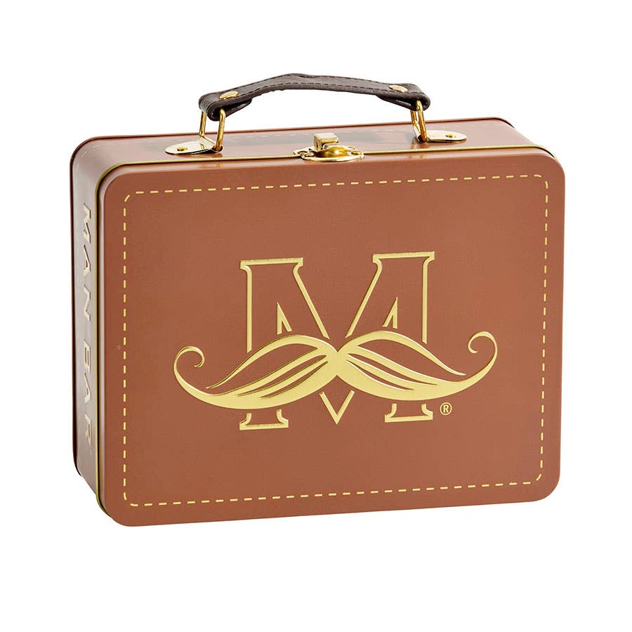 Man Bar Travel Tin Grooming Kit - Spiced Tobacco