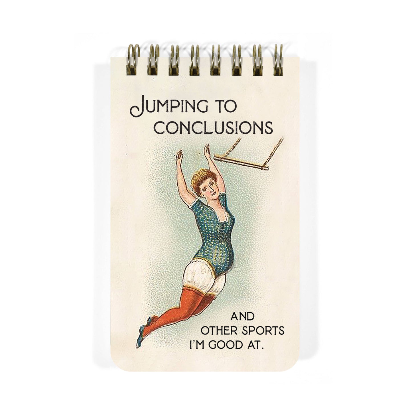 Jumping to Conclusion Spiral Memo Notepad
