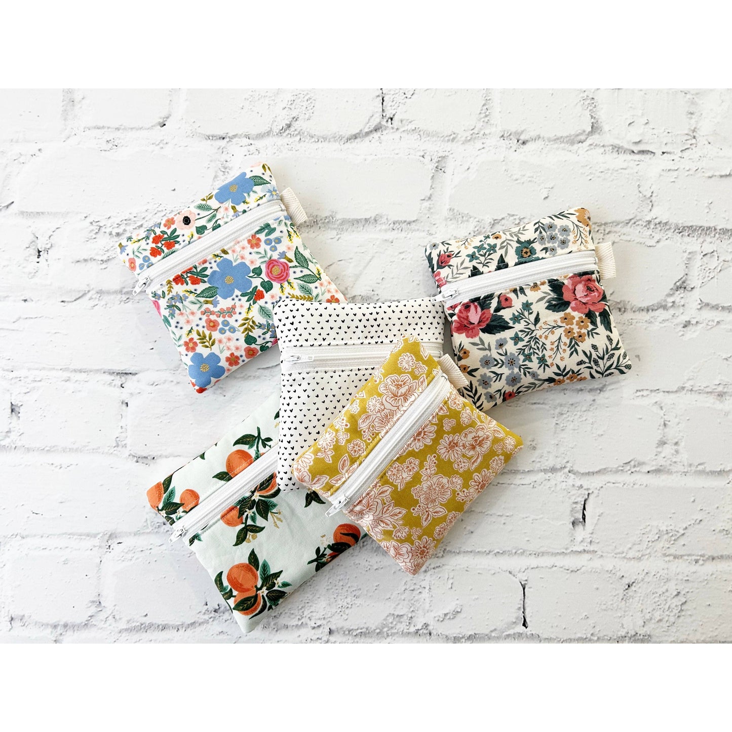 Small Zipper Pouch Variety Pack | Fabric Coin & Card Purse