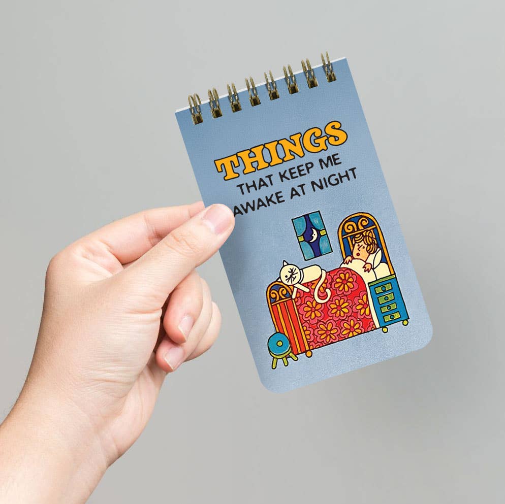 Things That Keep Me Awake at Night Spiral Notepad