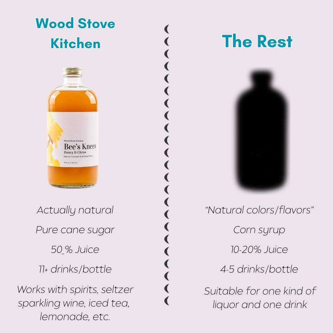 Bee's Knees Cocktail & Mocktail Mixer (16 fl oz)