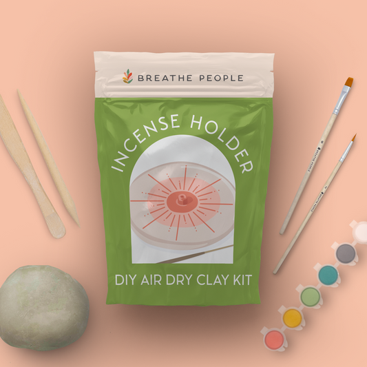 Incense Holder Air Dry Clay Kit