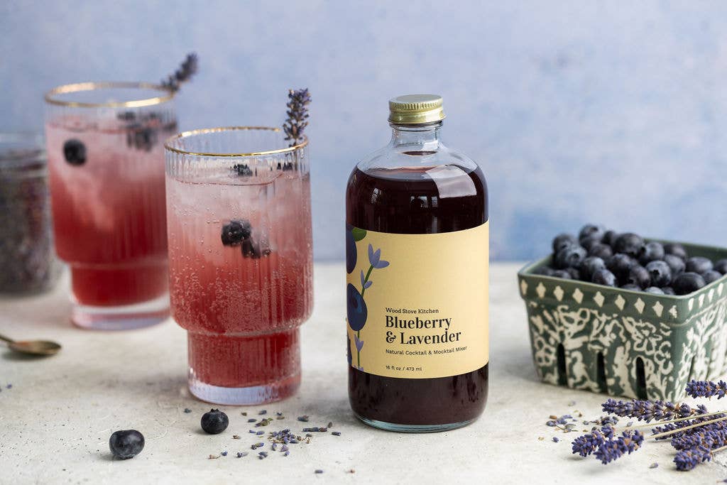Blueberry and Lavender Cocktail & Mocktail Mixer (16 fl oz)