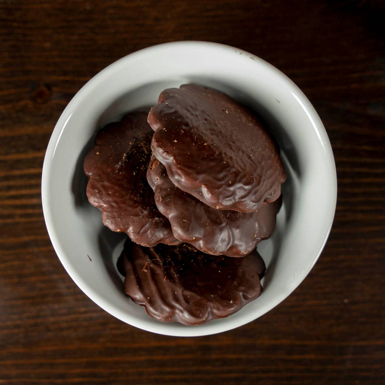 Mint Chocolate Tea Cookies