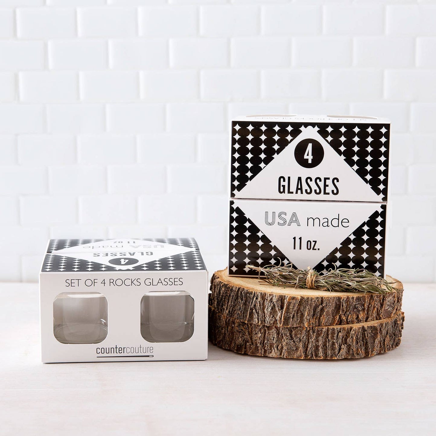 National Park Rocks Glass Set | Set of 4 Whiskey Glasses
