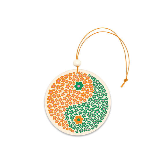 Yin-Yang Blossoms Car Air Freshener
