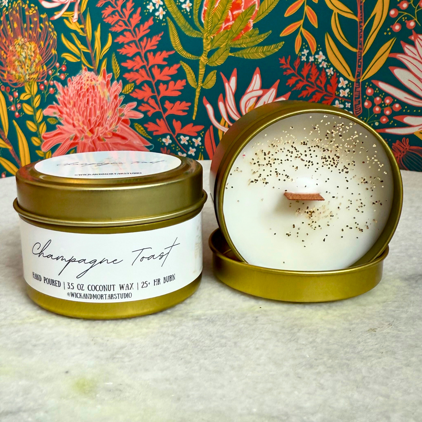 Champagne Toast Candle