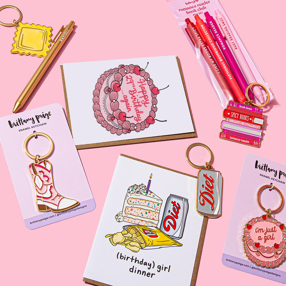Ravioli Pasta Enamel Keychain & Bag Charm