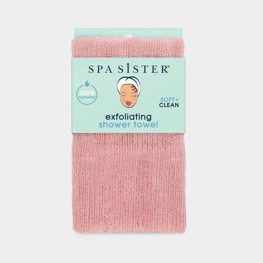 Pink Exfoliating Spa Towel