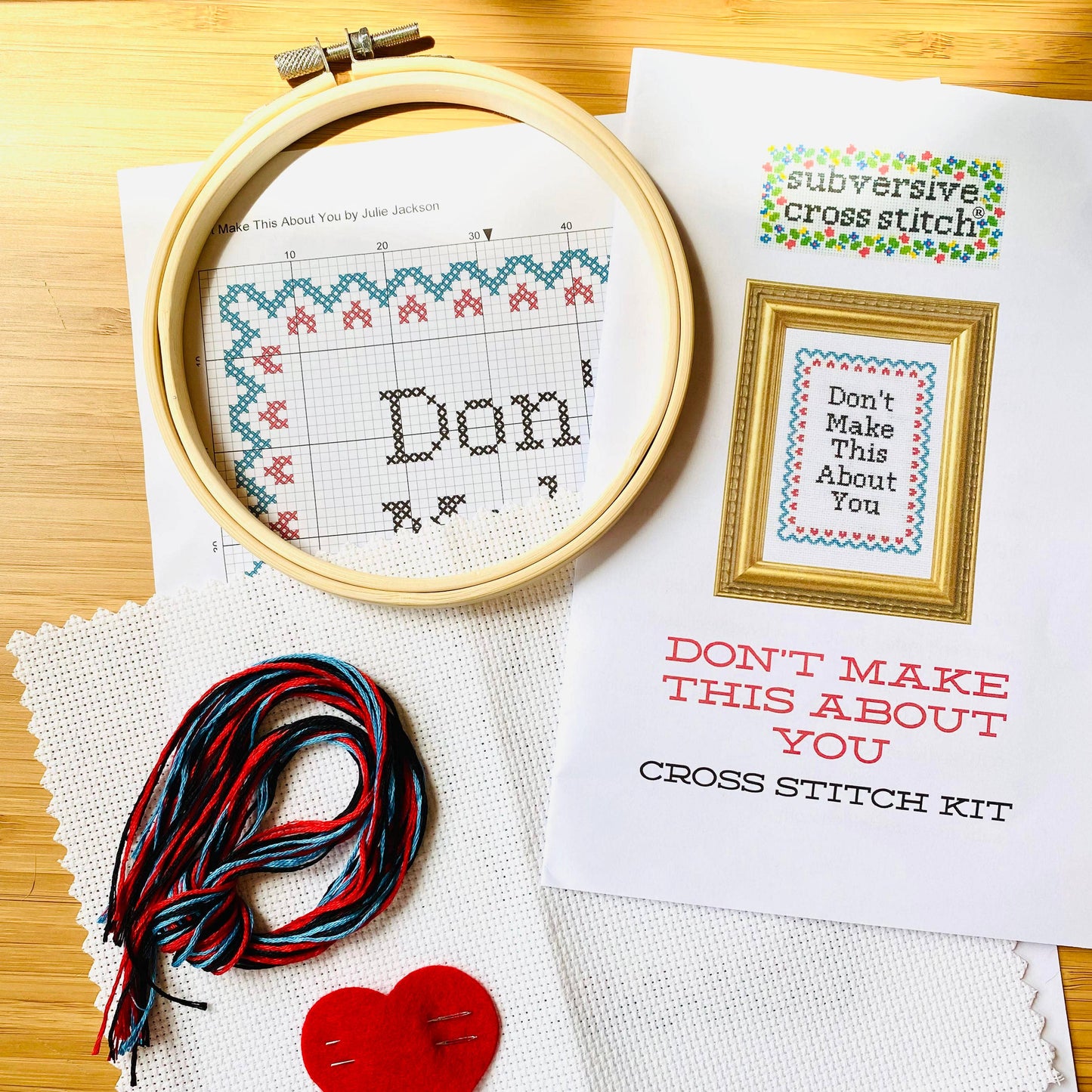 Wash Your F*cking Hands Cross Stitch Kit