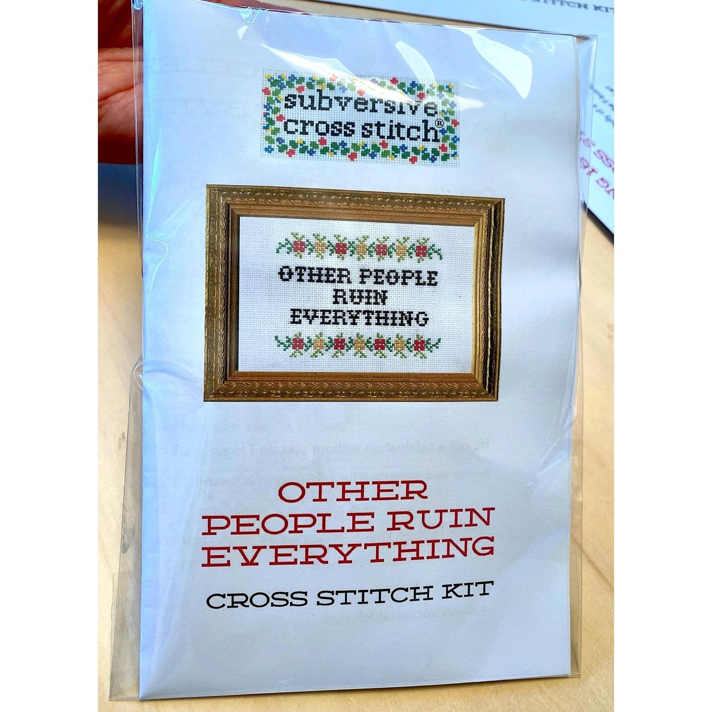 Grab Your Balls Cross Stitch Kit