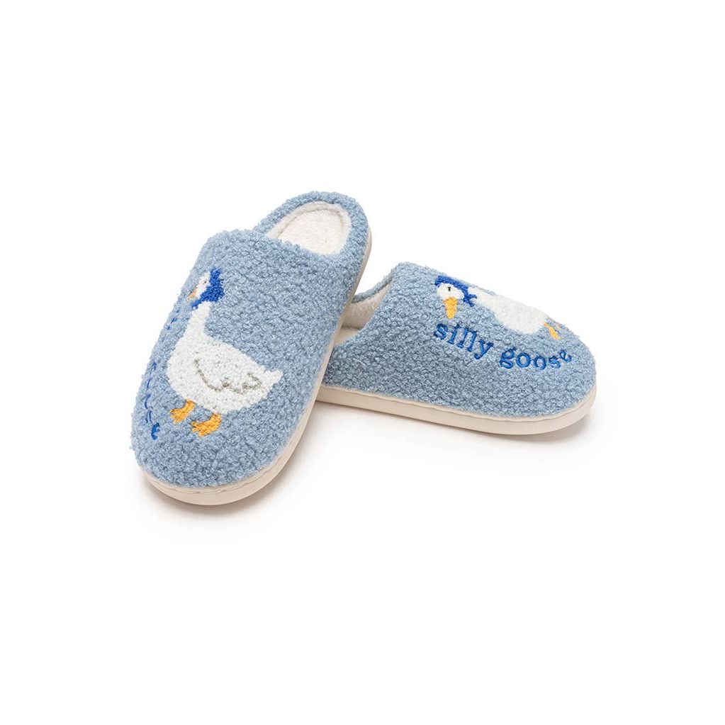 Silly Goose Slippers | Cute Indoor/Outdoor Slippers – Living Royal M/L