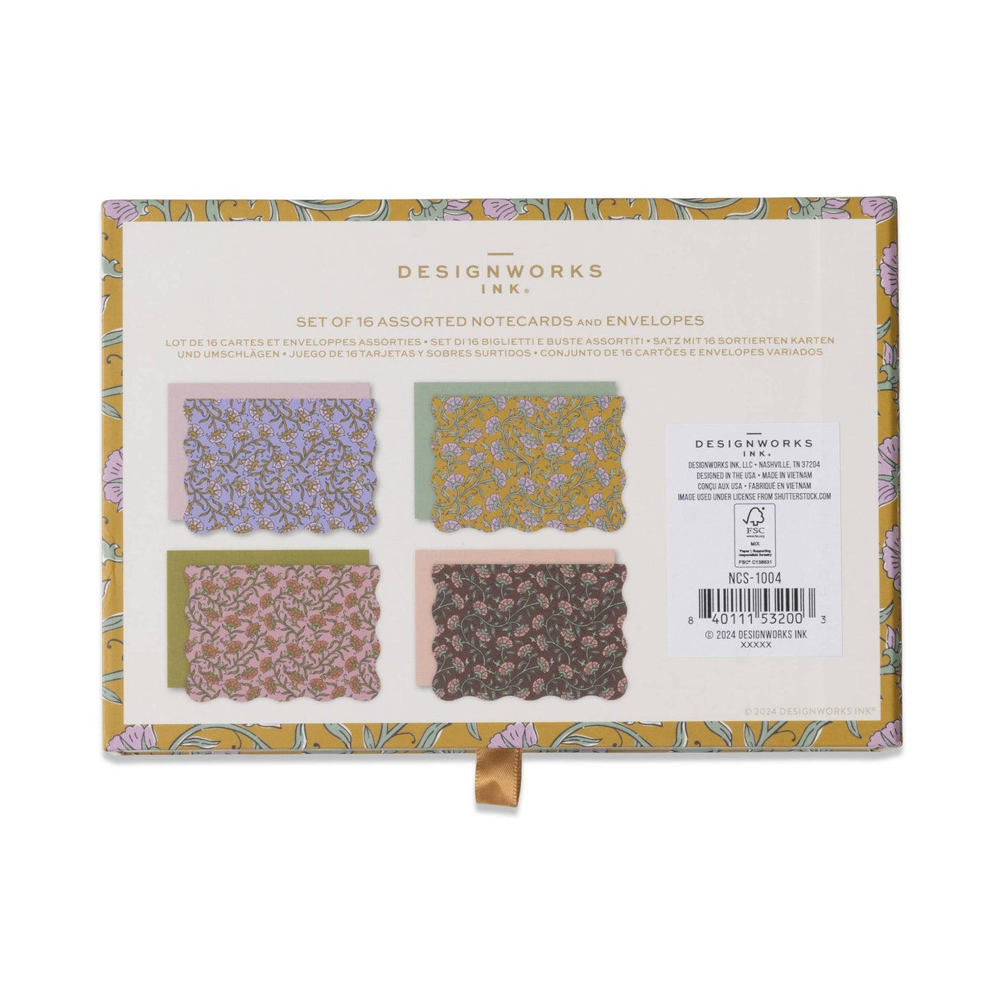 Vintage Floral Notecards | 16-Count Boxed Stationery