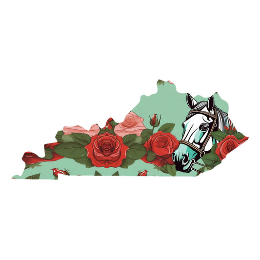 Derby Horse Kentucky Wooden Magnet