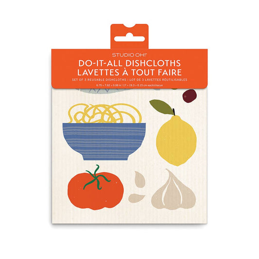 Taste of Italy Do-It-All Dishcloth Set