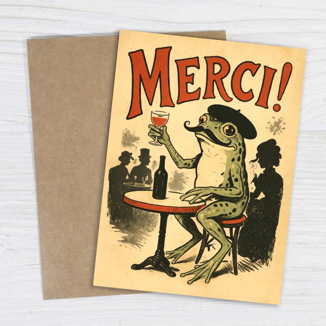 Merci! Thank You Card