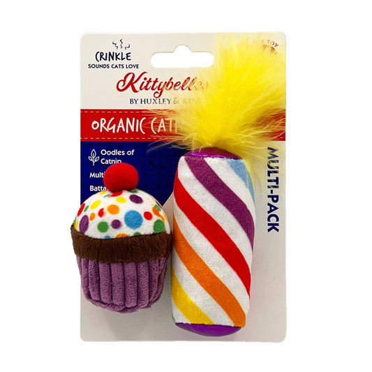 Me-Wow Cupcake & Candle Cat Toy