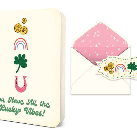Lucky Vibes Greeting Card