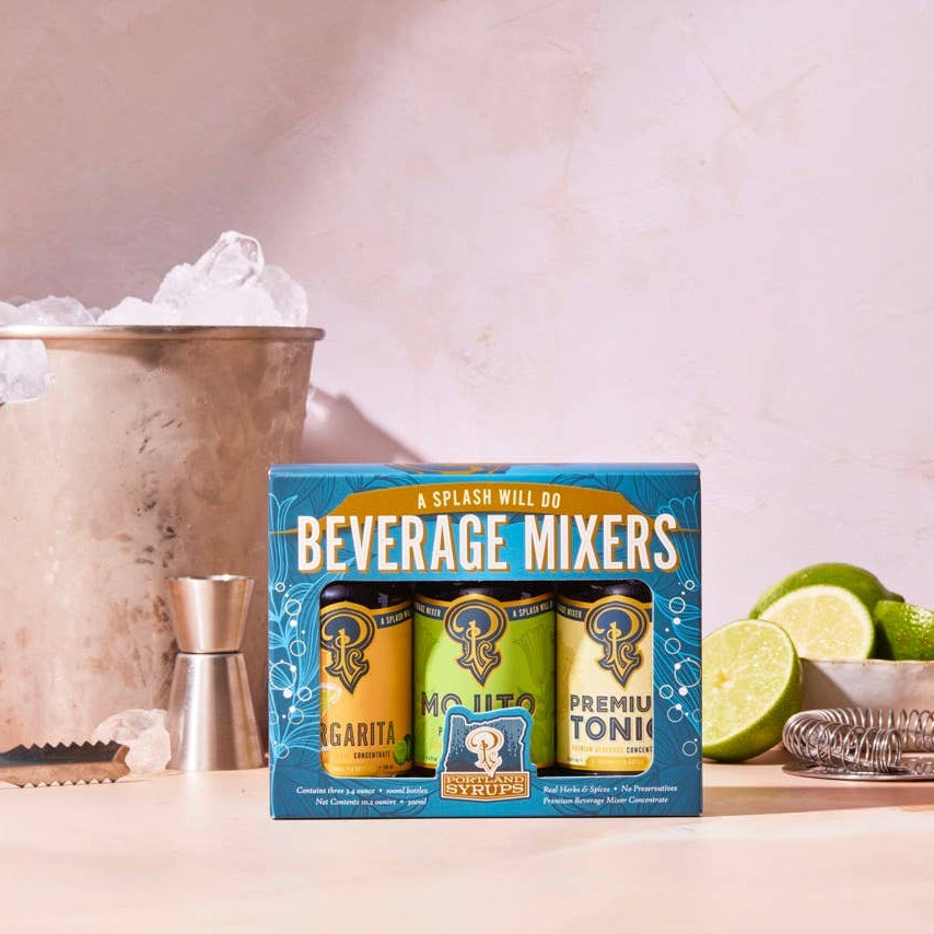 Classic Cocktail Mixer Gift Set | Margarita, Premium Tonic & Mojito
