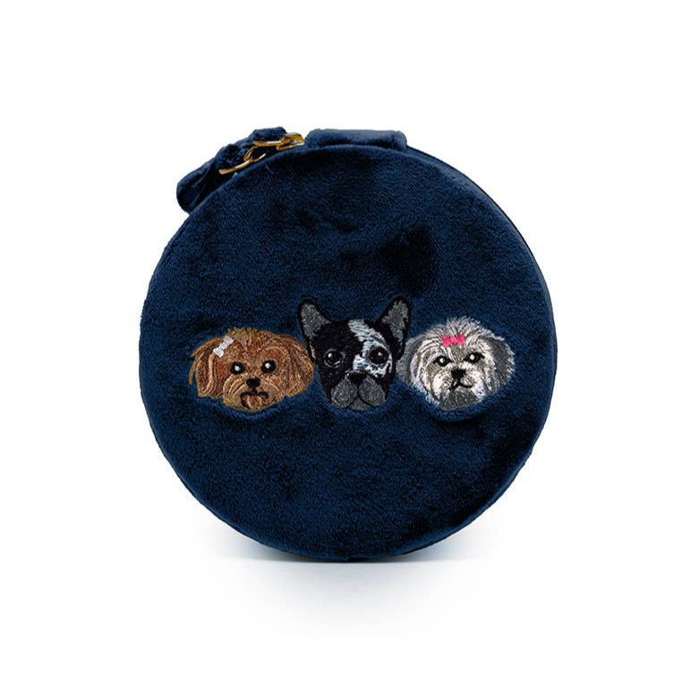 Puppy Pals Velvet Jewelry Case