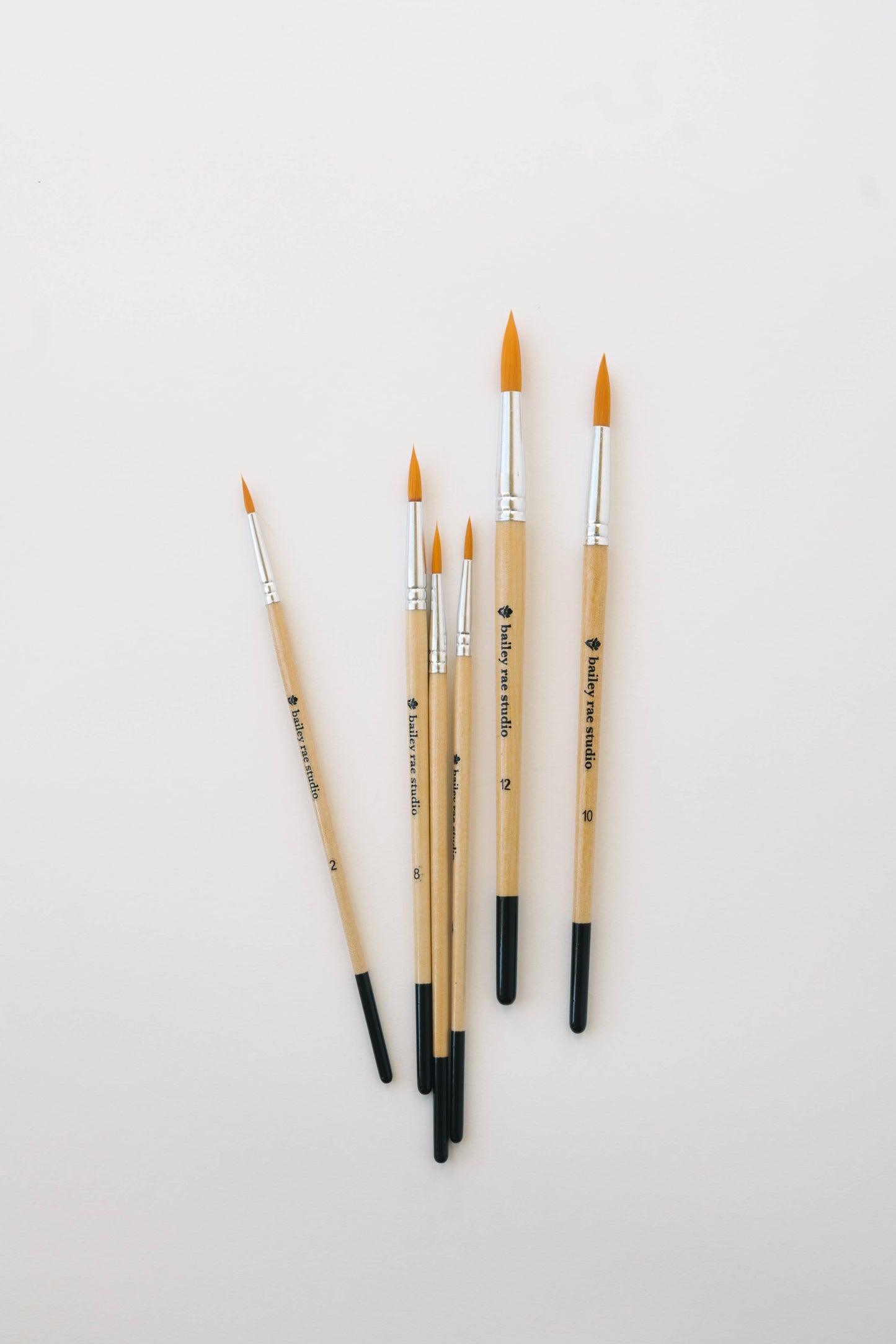 Round Paint Brush Set – 6 Essential Sizes