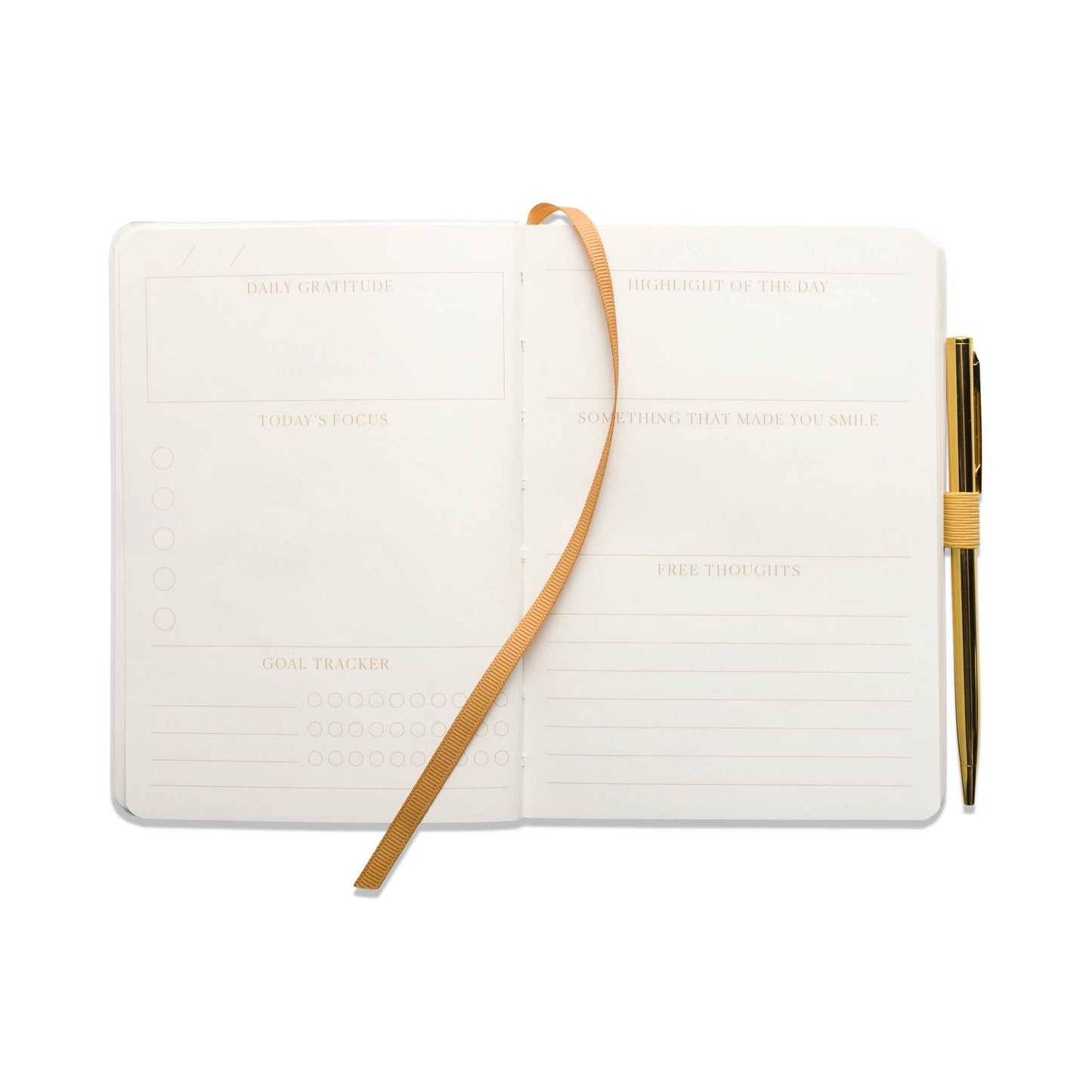 Where You Need to Be Gratitude Journal | Guided Vegan Leather Journal