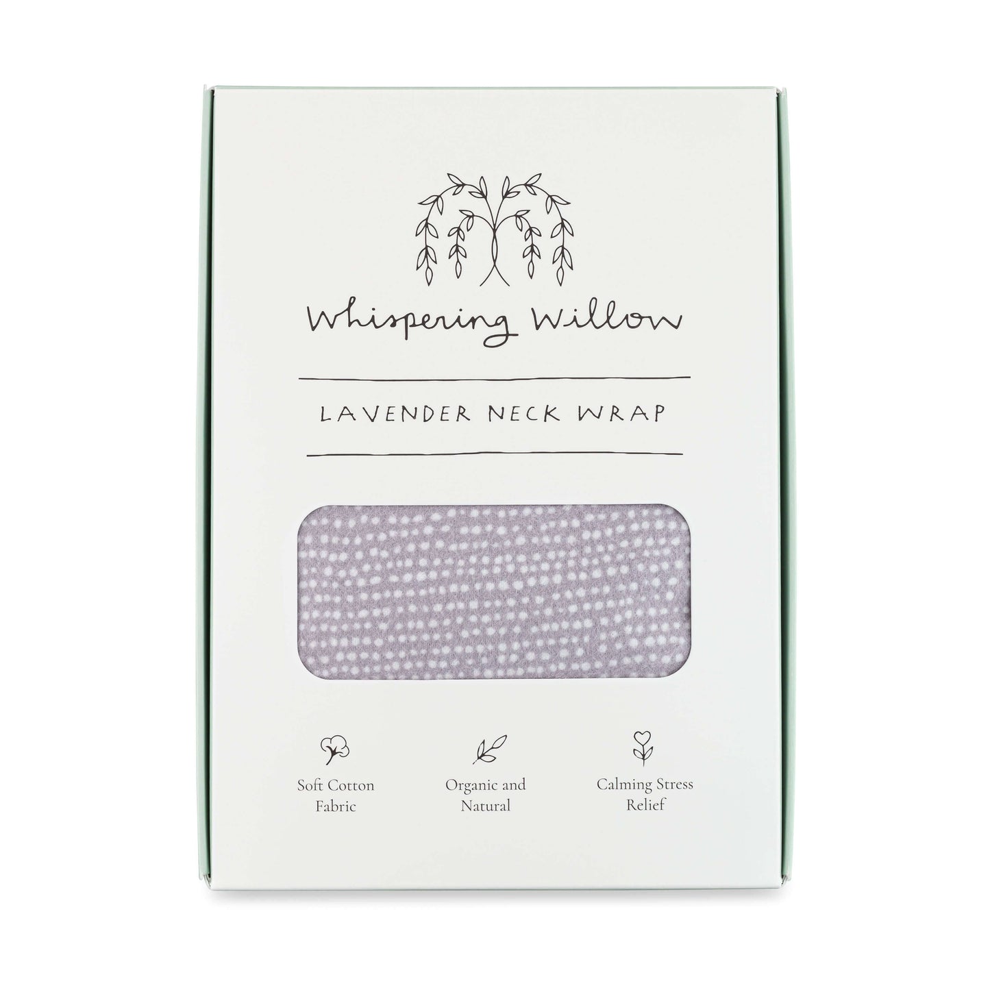 Tranquil Gray Lavender Neck Wrap
