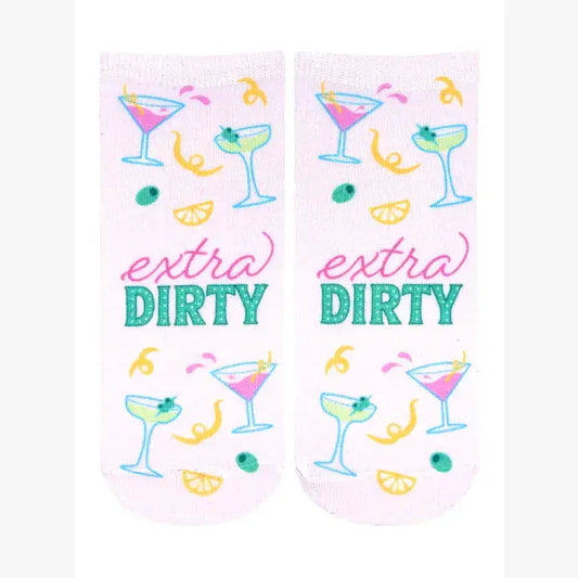 Pink Extra Dirty Ankle Socks