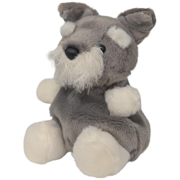 Scruffy the Canned Schnauzer - Dog Plush Toy in a Can