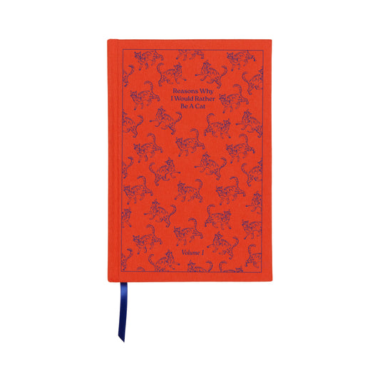 Reasons Why I'd Rather Be a Cat Journal | Hardcover Lined Notebook