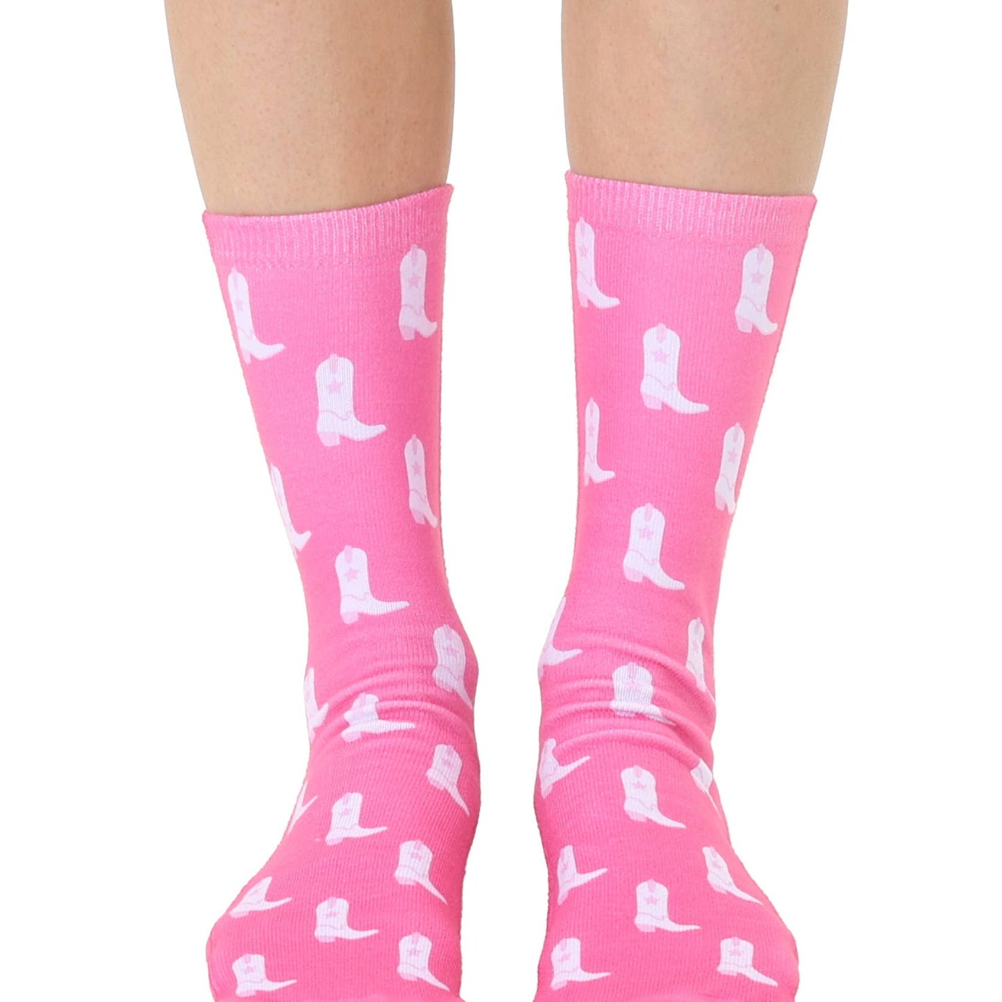 Cowgirl Boots Crew Socks