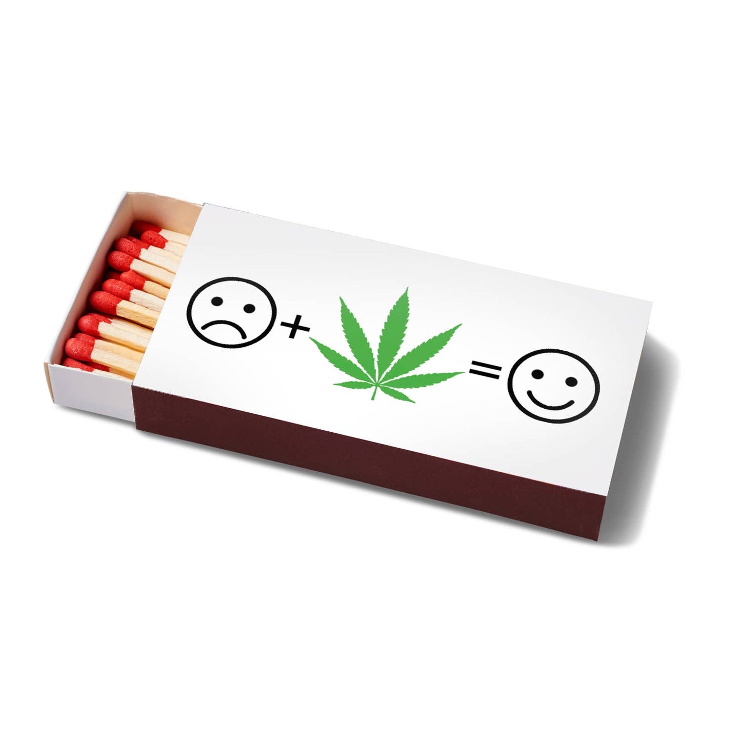Sad + Weed = Happy Matchbox – Funny Decorative Matches