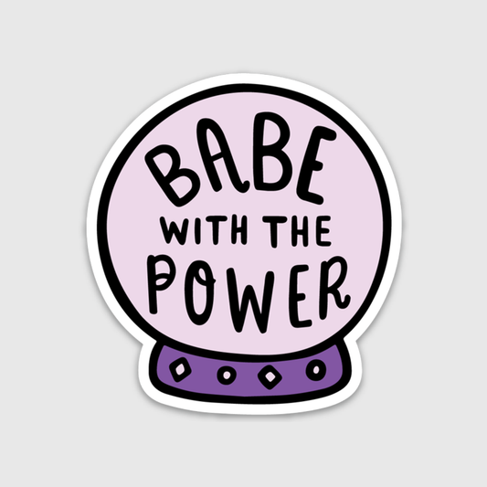 Babe With The Power Crystal Ball Sticker | Labyrinth Inspired Vinyl Decal