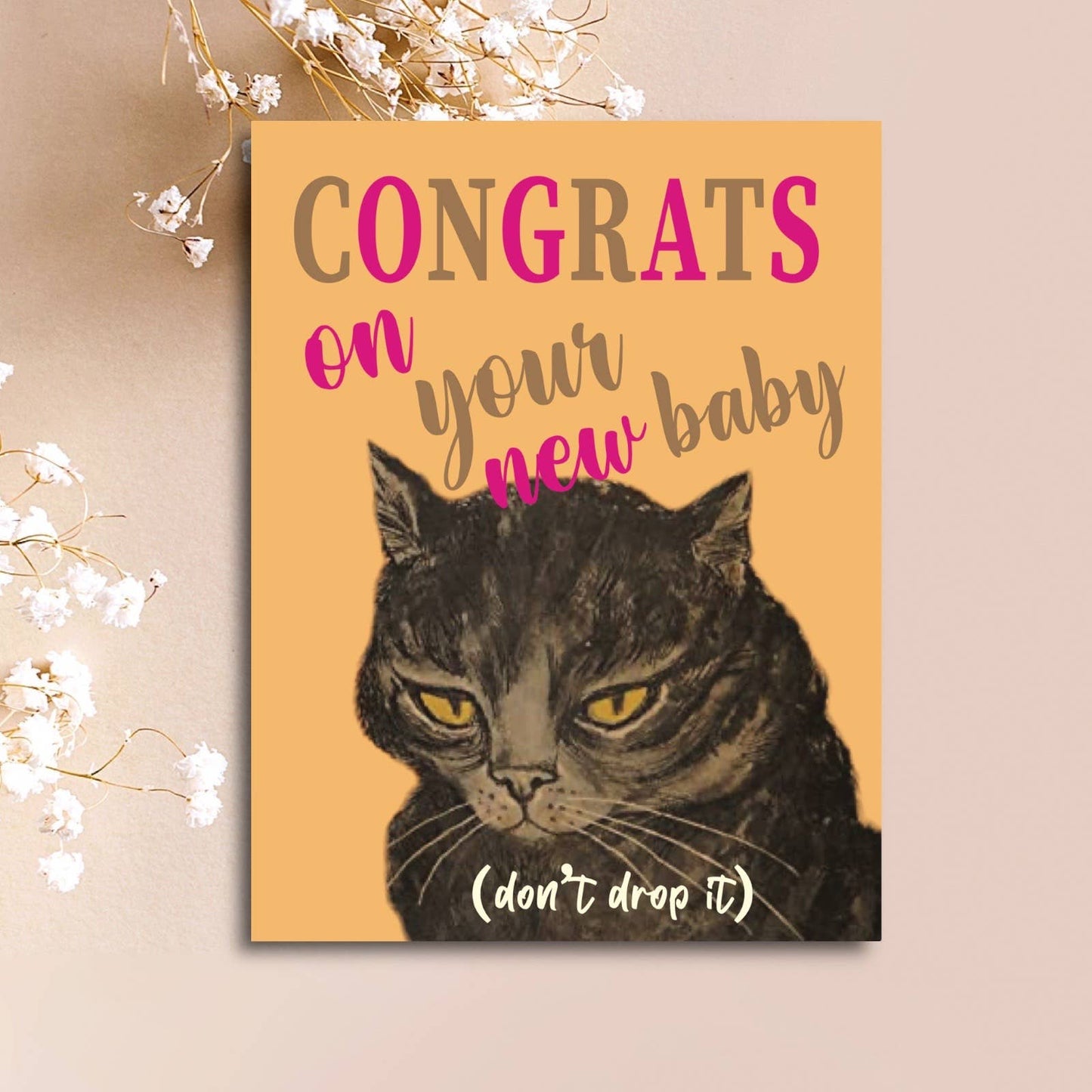 Don't Drop It Greeting Card