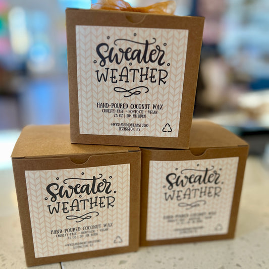 Sweater Weather Holiday Candle
