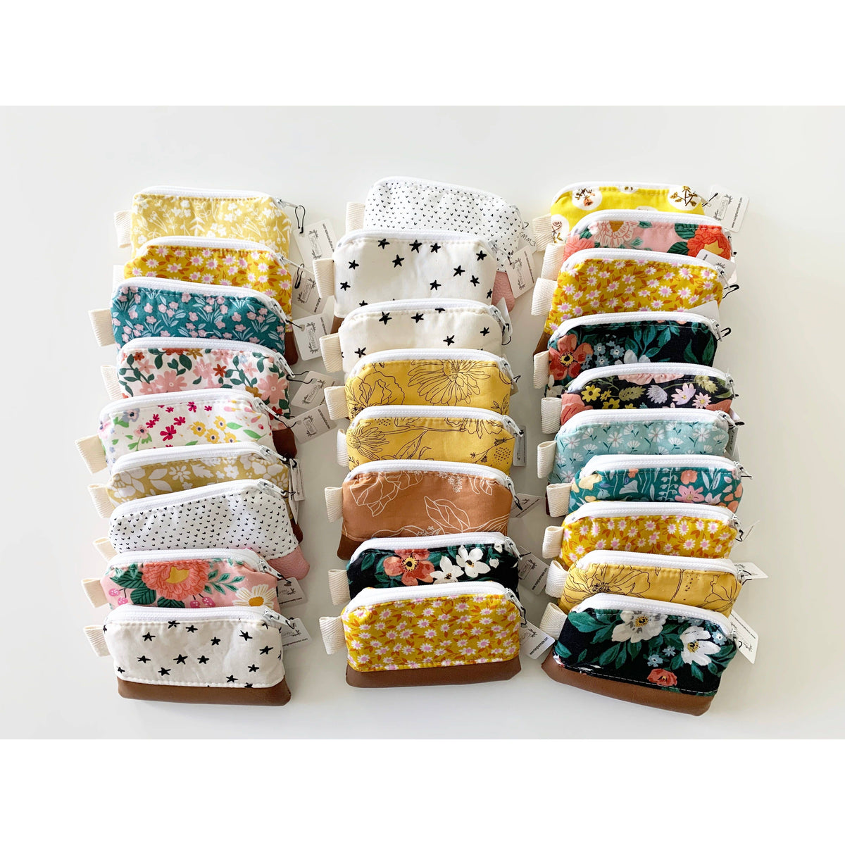 Credit Card Zipper Pouch Variety Pack | Handmade Coin & Card Wallet