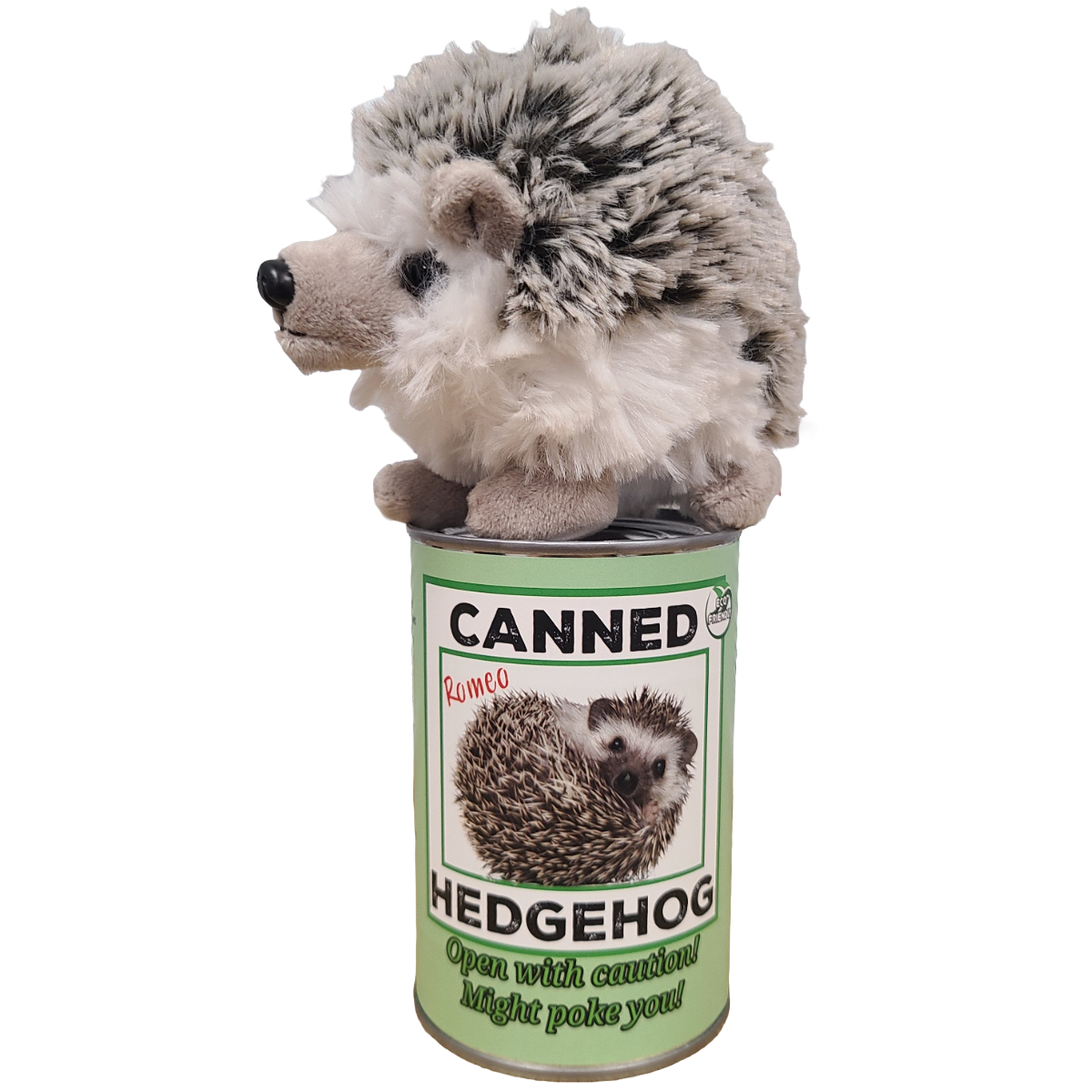 Canned Hedgehog Stuffed Animal Plush