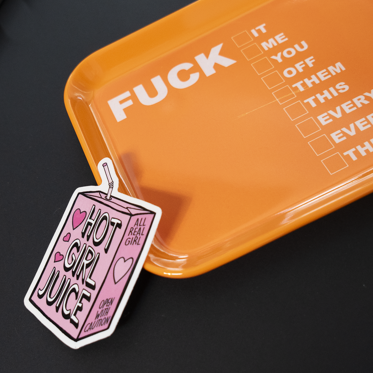 Funny Checklist Trinket Tray – Melamine Catchall Tray