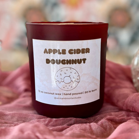 Apple Cider Doughnut Candle