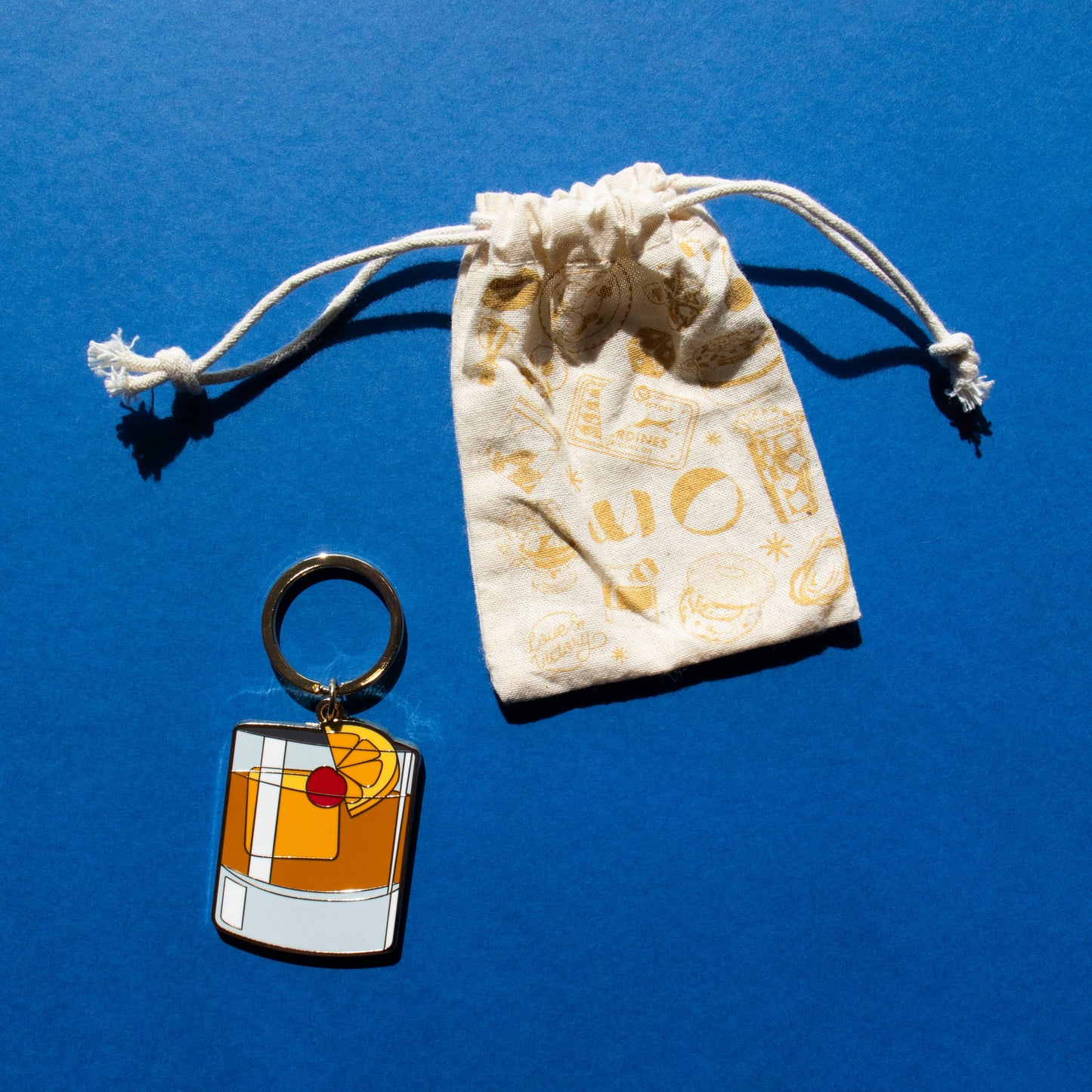 Old Fashioned Keychain