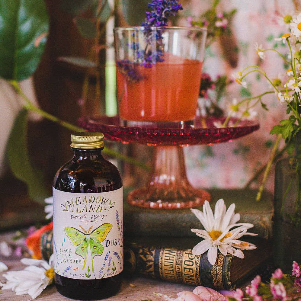 Dusk Lavender & Black Tea Simple Syrup | 8 oz
