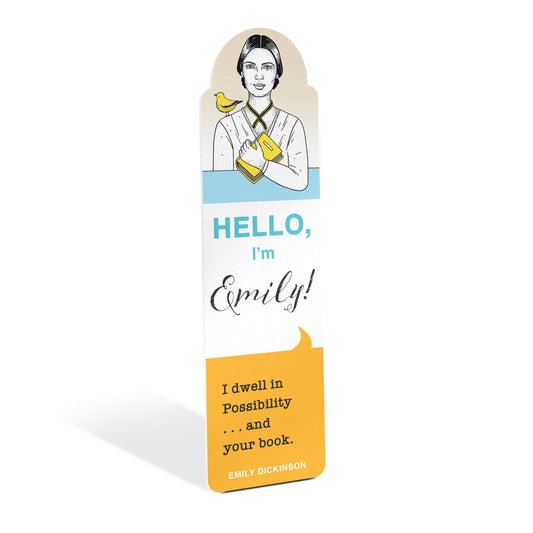 Hello, I’m Emily! Literary Bookmark