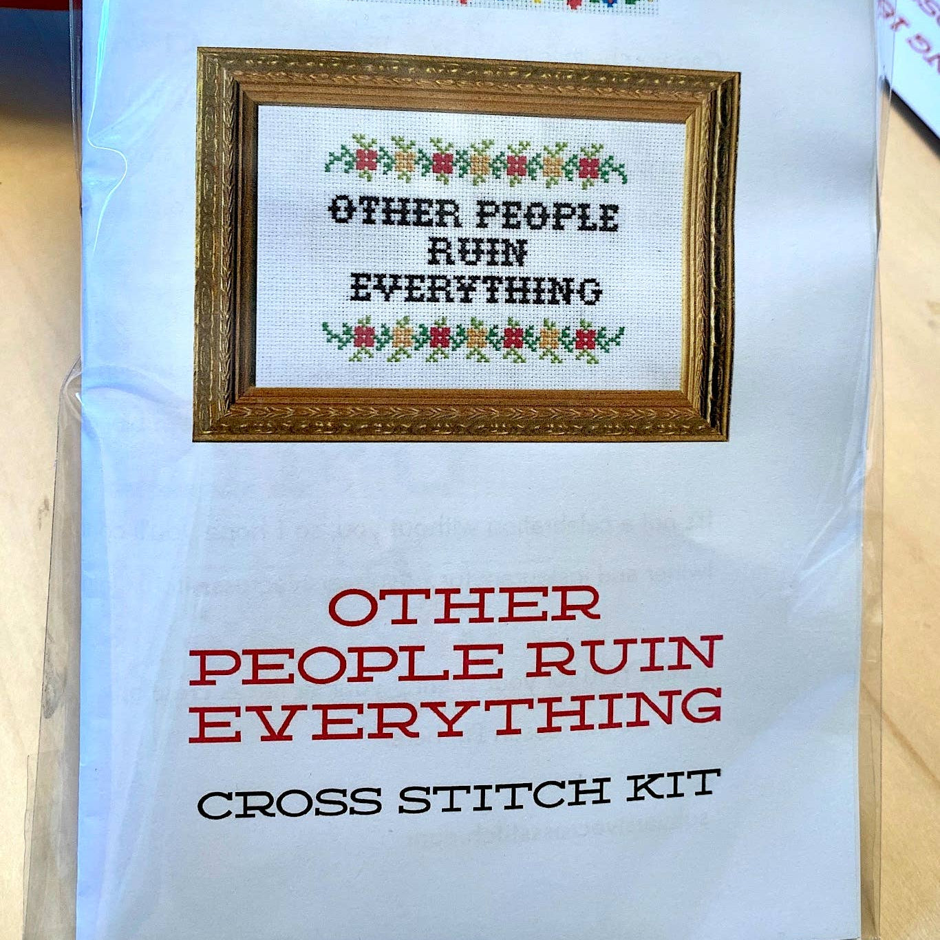 Wash Your F*cking Hands Cross Stitch Kit