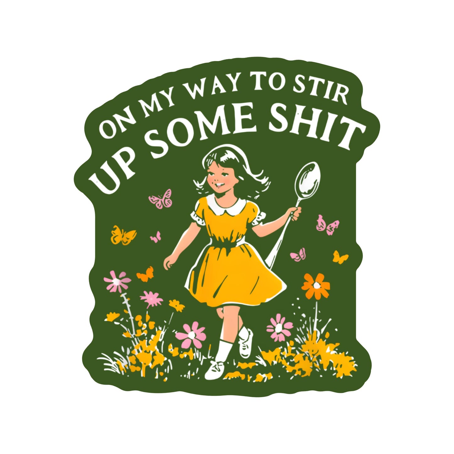 Flower Nature Shit Sticker