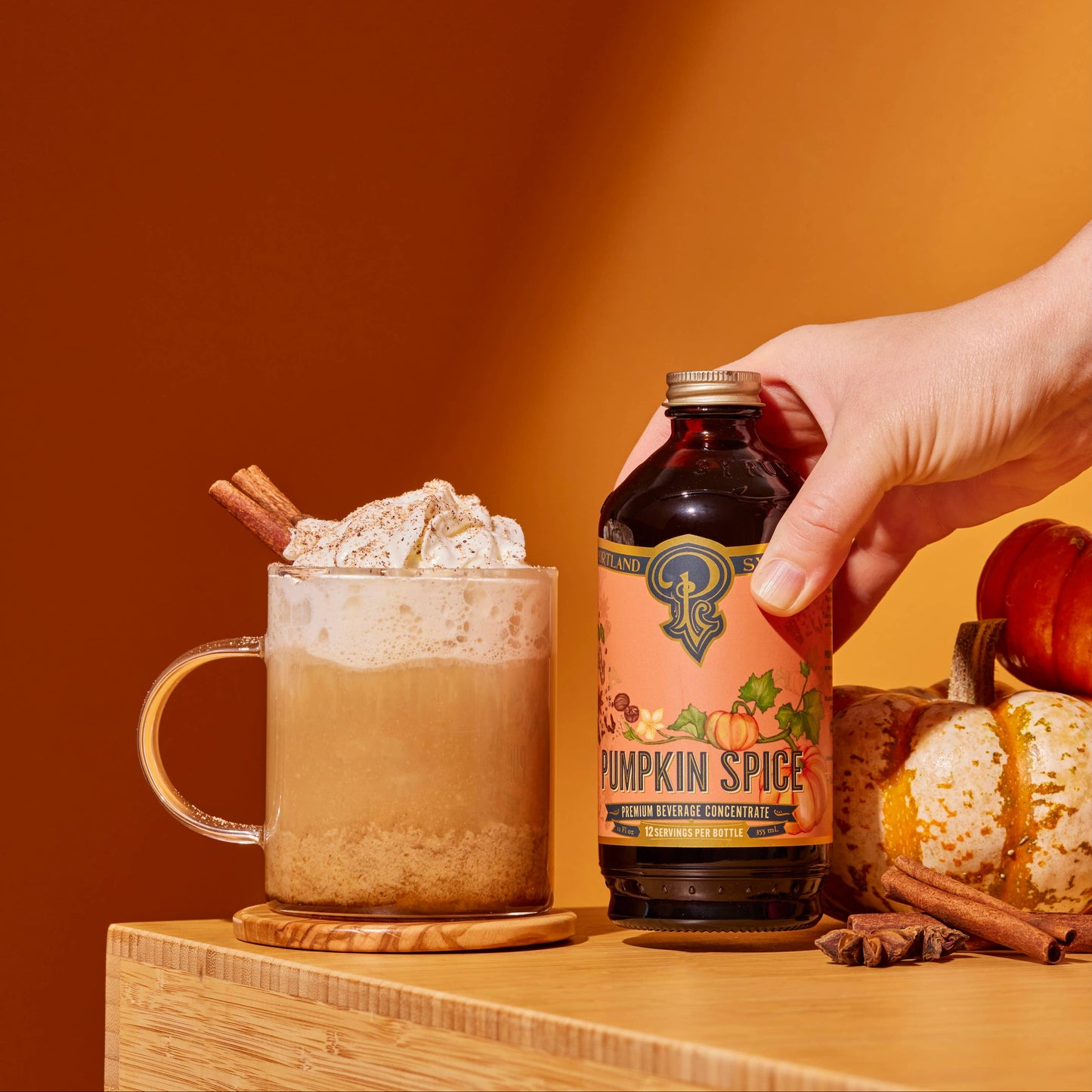 Pumpkin Spice Syrup | 12 oz Coffee, Tea & Cocktail Mixer
