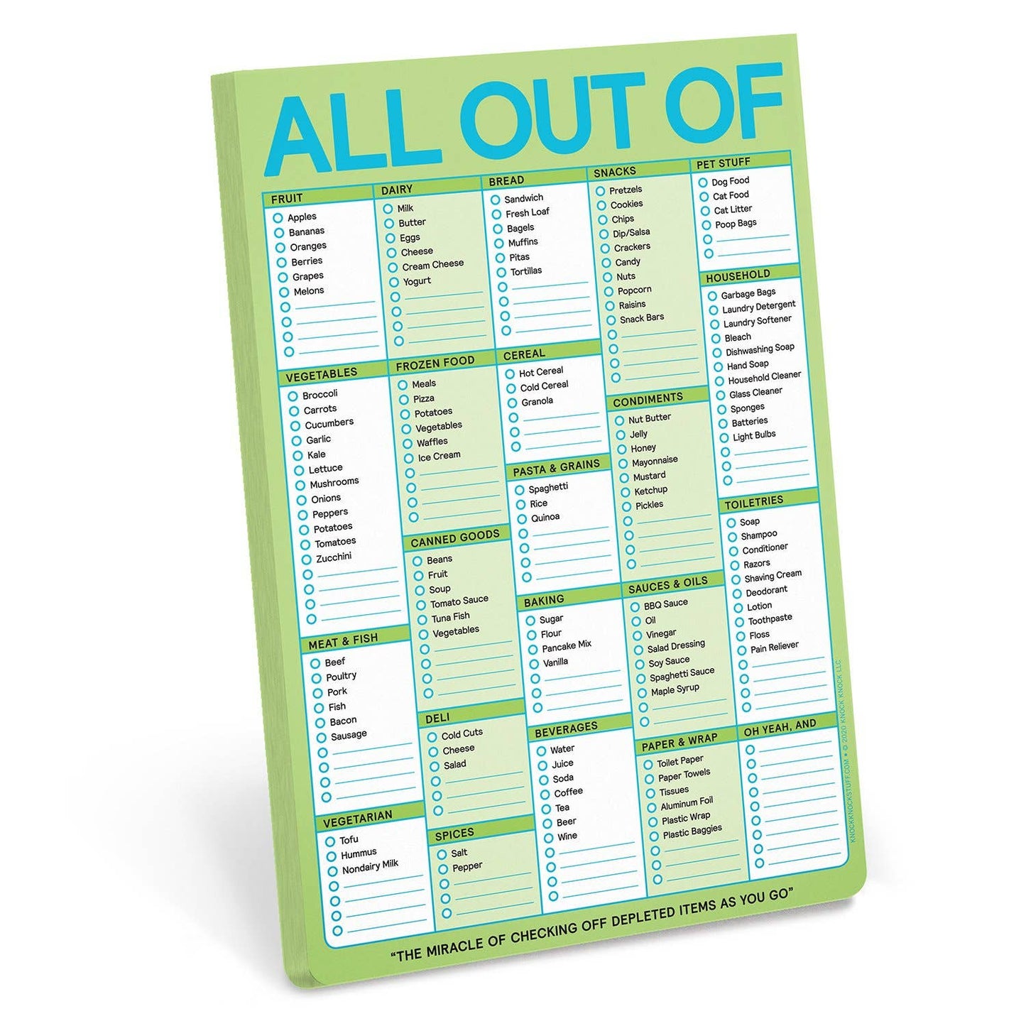 All Out Of..Notepad